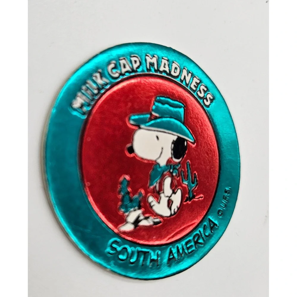 Milk Cap Madness‎ Snoopy South America Milk Caps Collectible